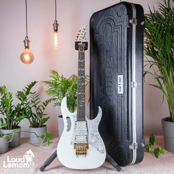 Ibanez Prestige JEM7V WH Steve Vai Signature White 2007 Japan электрогитара