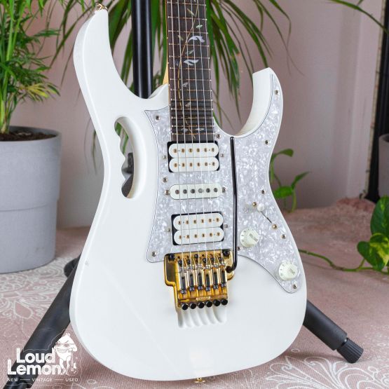 Ibanez Prestige JEM7V WH Steve Vai Signature White 2007 Japan электрогитара