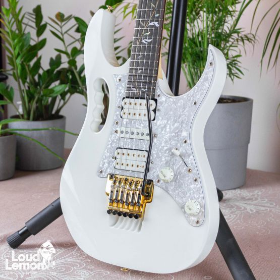 Ibanez Prestige JEM7V WH Steve Vai Signature White 2007 Japan электрогитара
