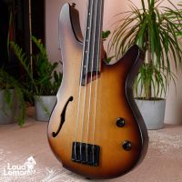 Ibanez SHR500F Natural Browned Burst Flat 2018 Indonesia безладовая бас-гитара