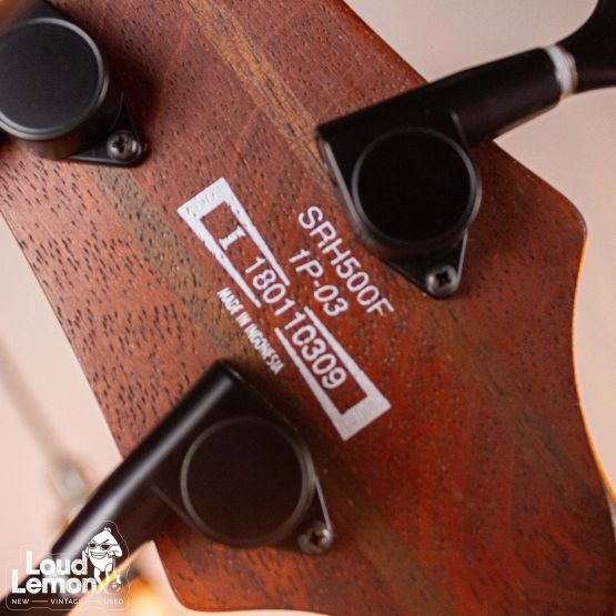 Ibanez SHR500F Natural Browned Burst Flat 2018 Indonesia безладовая бас-гитара