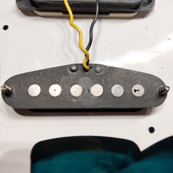 Fender American Deluxe Fat Stratocaster HSS Transparent Teal Green 1998 USA электрогитара