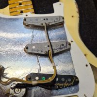 Fender Custom Shop Stratocaster 1969 Heavy Relic Aged Vintage White 2013 USA электрогитара