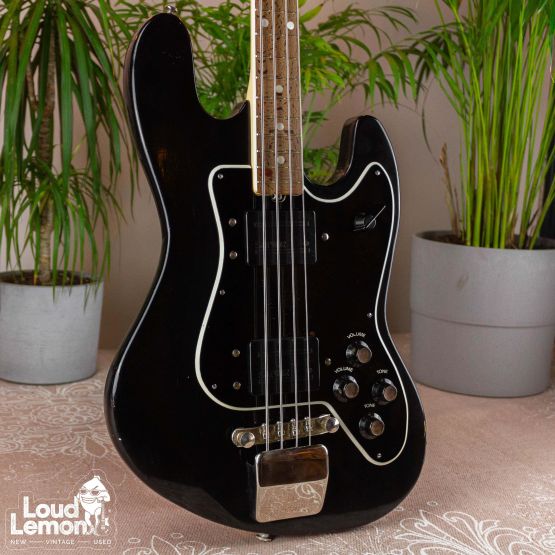 Jolana Galaxis Bass Black 1980's Czechoslovakia бас-гитара