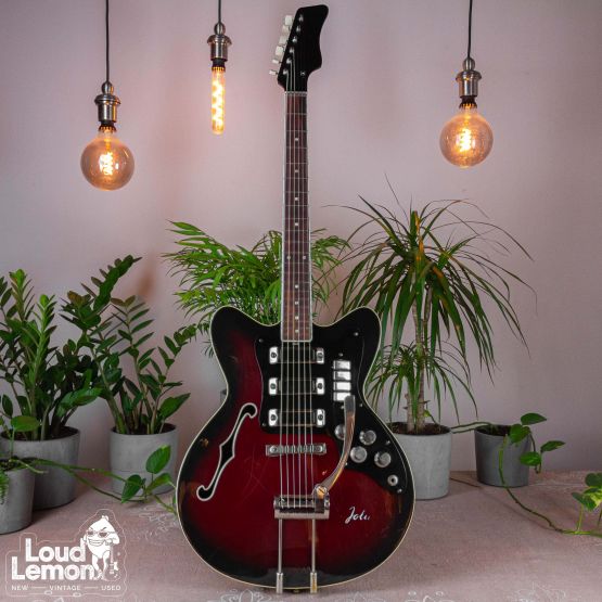 Jolana Special Red Sunburst 1960's Chezchoslovakia электрогитара