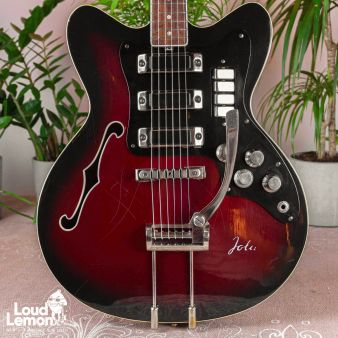 Jolana Special Red Sunburst 1960's Chezchoslovakia электрогитара