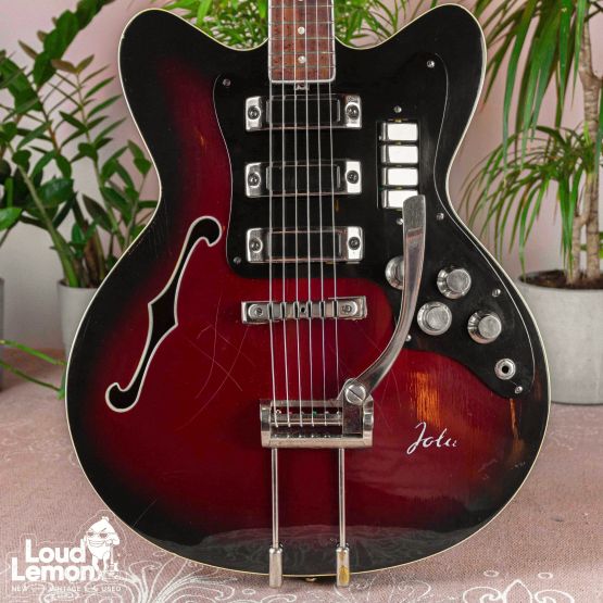 Jolana Special Red Sunburst 1960's Chezchoslovakia электрогитара