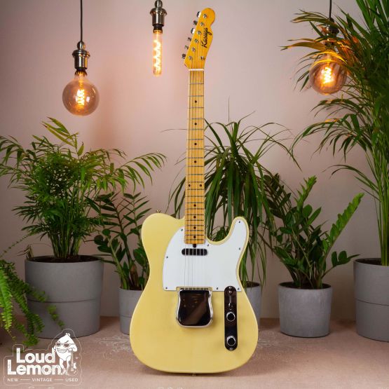 Kasuga Telecaster Vintage White 1975 Japan электрогитара