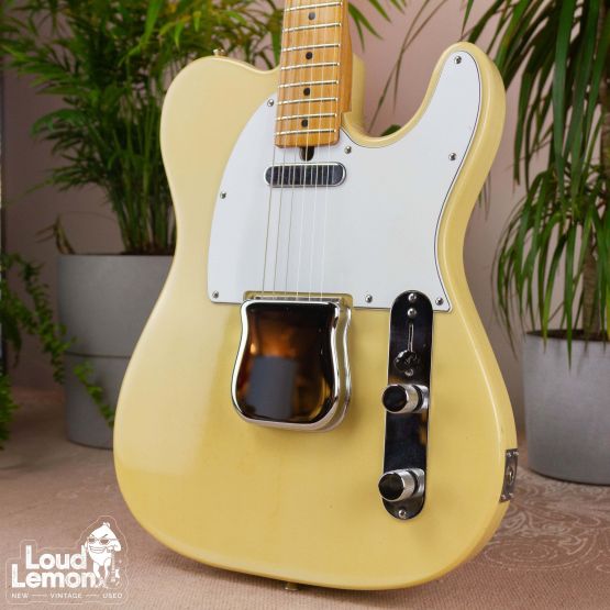 Kasuga Telecaster Vintage White 1975 Japan электрогитара
