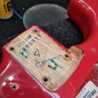 Fender American Vintage Hot Rod 50's Stratocaster Fiesta Red 2013 USA электрогитара