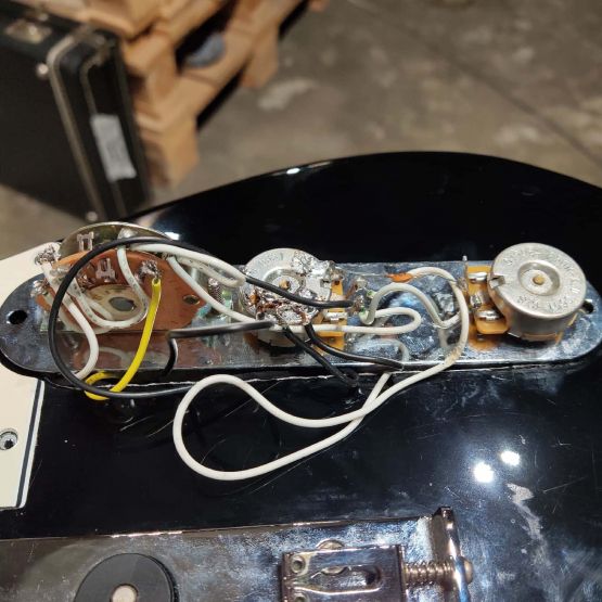 Fender Standard Telecaster Black 2007 Mexico электрогитара