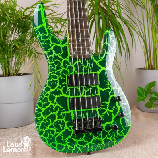 Kramer Striker Bass 522 Crackle Green 2002 Korea бас-гитара