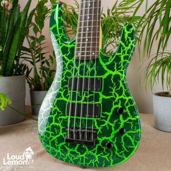 Kramer Striker Bass 522 Crackle Green 2002 Korea бас-гитара