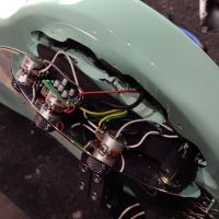 Sterling by Music Man S.U.B StingRay 4 Mint Green 2010's China бас-гитара