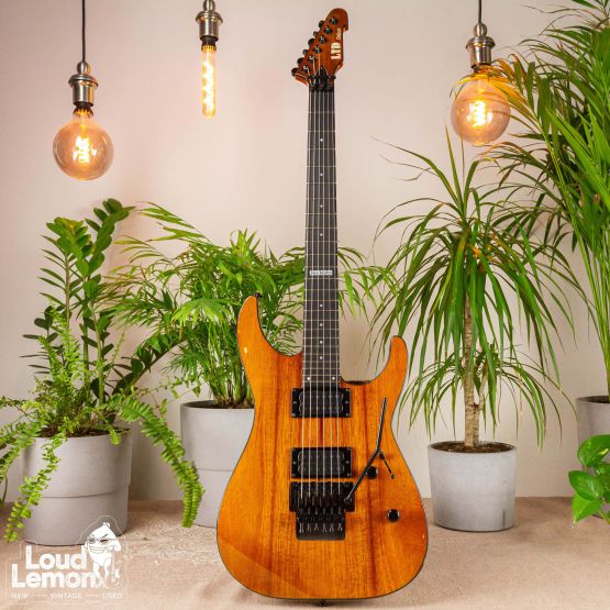 LTD Deluxe M-1000 FR Koa Natural 2015 Korea электрогитара