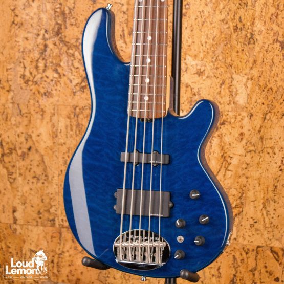 Lakland SK-5DX Skyline Japan Series Blue Translucent 2014 Korea бас-гитары