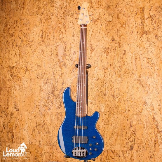 Lakland SK-5DX Skyline Japan Series Blue Translucent 2014 Korea бас-гитары