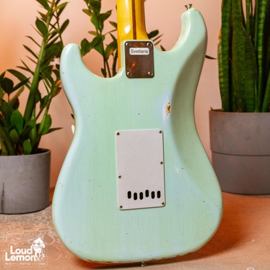 LsL Saticoy Sonic Blue Light Relic 2013 USA электрогитара