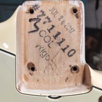 Fender American Original 60's Stratocaster Olympic White 2017 USA электрогитара