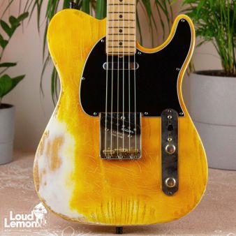 Fender Telecaster Partcaster Yellow 1992 - body, 1990 - neck USA электрогитара