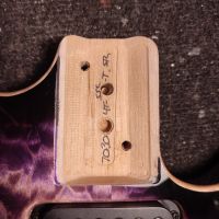 Tom Anderson Li'l Angel Natural Purple to T Purple to Black Burst with Binding 2022 USA электрогитара