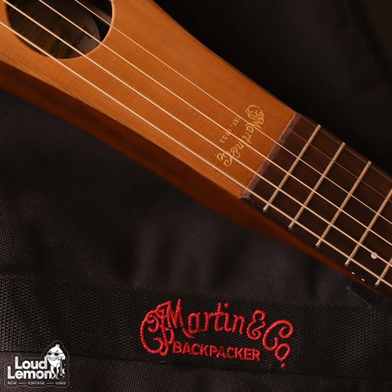 Martin Backpacker Steel String Left Handed Natural 1996 Mexico акустическая тревел гитара