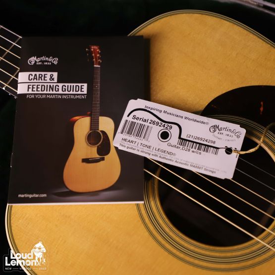 Martin D-28 Natural 2021 USA акустическая гитара