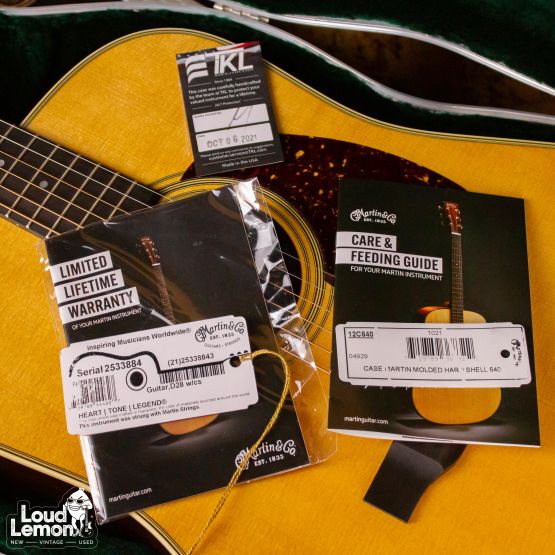 Martin D-28 Standard Series Natural 2022 USA акустическая гитара