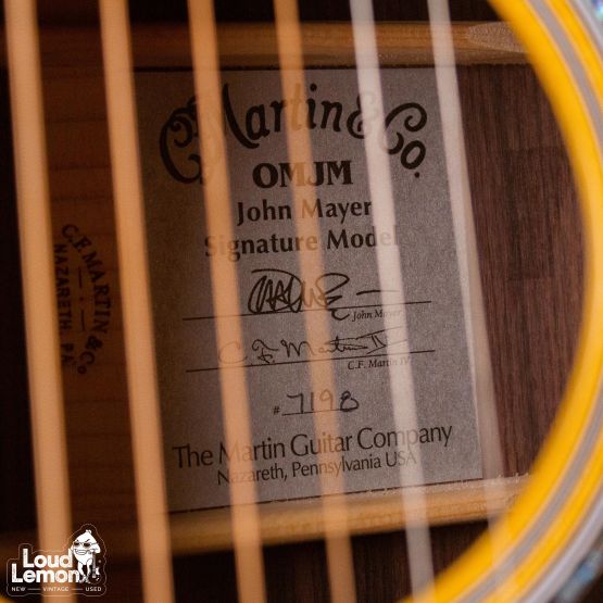 Martin OMJM John Mayer Signature Natural 2022 USA акустическая гитара
