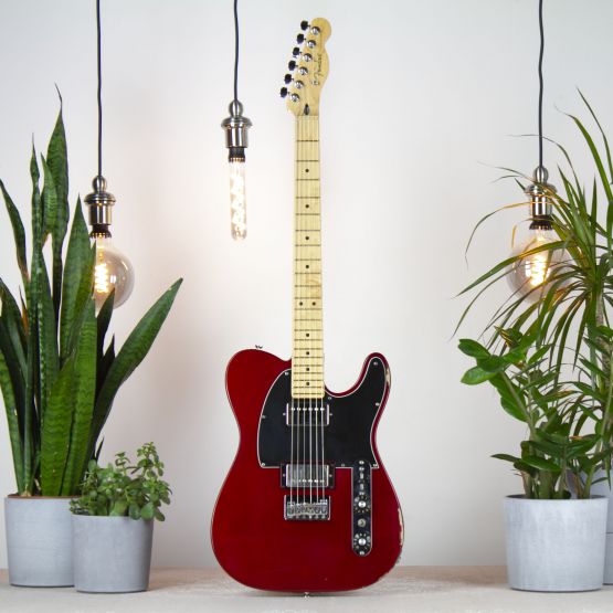 Fender Telecaster Blacktop Candy Apple Red 2013 Mexico электрогитара