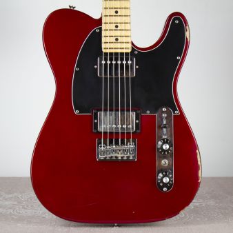 Fender Telecaster Blacktop Candy Apple Red 2013 Mexico электрогитара