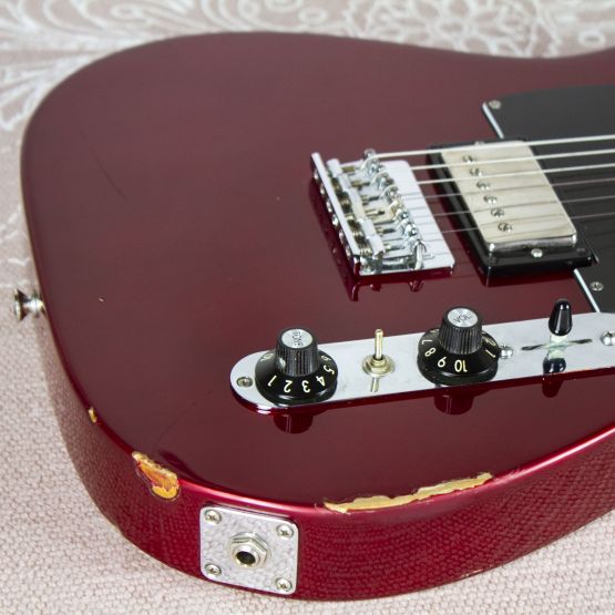 Fender Telecaster Blacktop Candy Apple Red 2013 Mexico электрогитара
