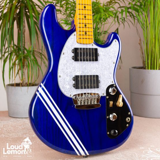 Music Man Stingray II Competition Transparent Blue 1977 USA электрогитара