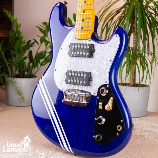 Music Man Stingray II Competition Transparent Blue 1977 USA электрогитара