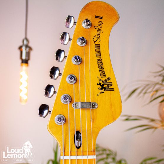 Music Man Stingray II Competition Transparent Blue 1977 USA электрогитара