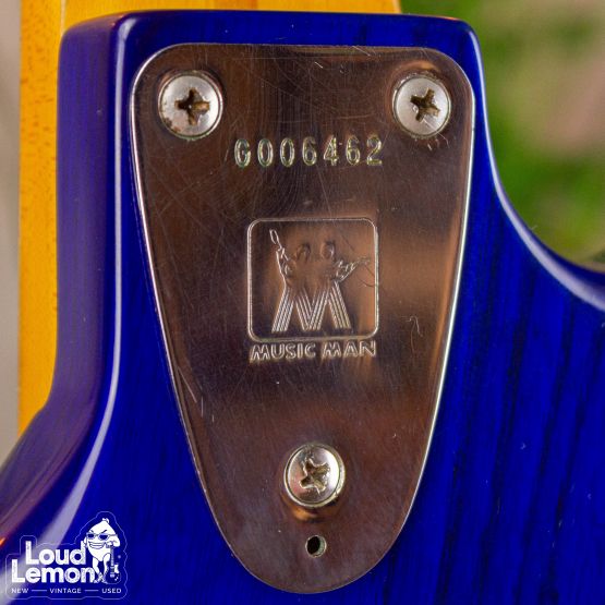 Music Man Stingray II Competition Transparent Blue 1977 USA электрогитара