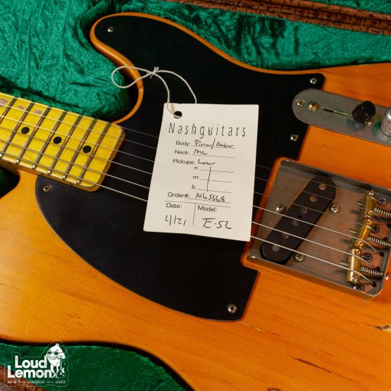 Nashguitars E-52 Amber 2021 USA электрогитара
