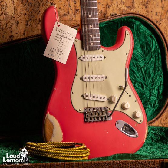 Nashguitars S63 Fiesta Red 2022 USA электрогитара