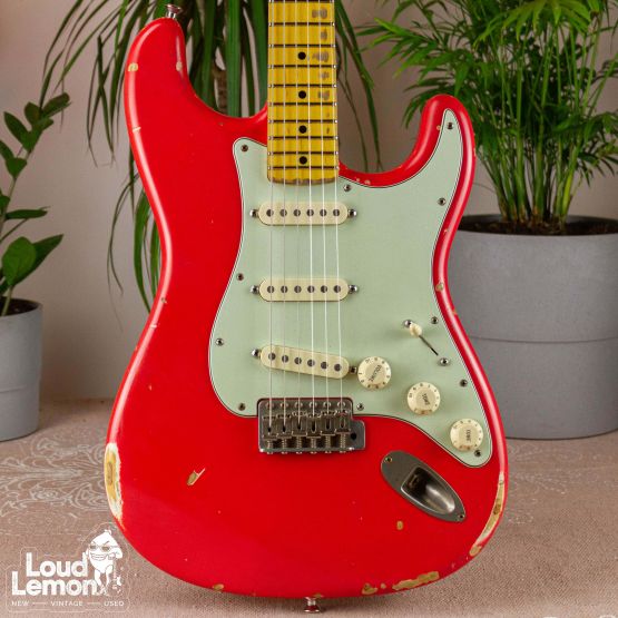 Nash Stratocaster S57 Fiesta Red 2015 USA электрогитара