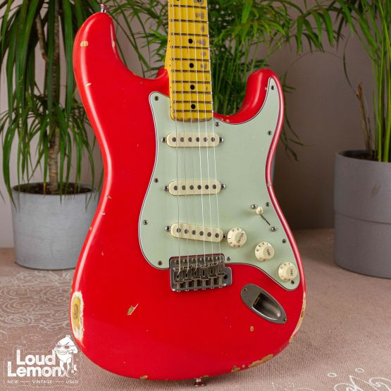 Nash Stratocaster S57 Fiesta Red 2015 USA электрогитара
