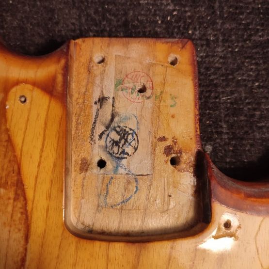 Fender Jazz Bass Natural 1975 USA бас-гитара