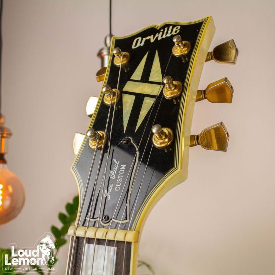 Orville LPC-75 Les Paul Custom Alpine White 1990's Japan электрогитара