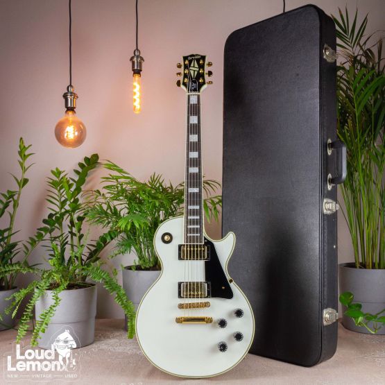 Orville LPC-75 Les Paul Custom Alpine White 1994 Japan электрогитара