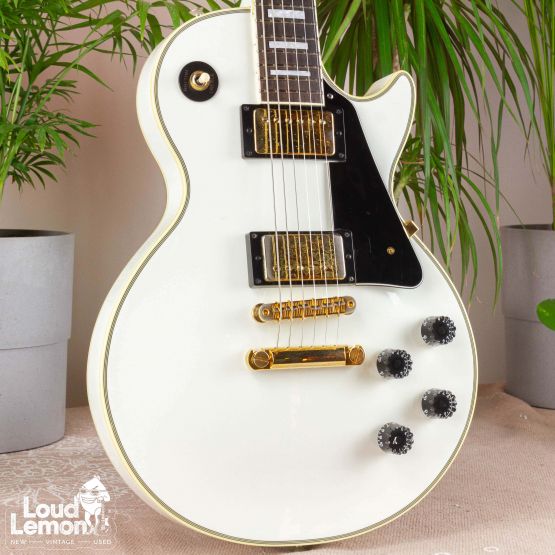 Orville LPC-75 Les Paul Custom Alpine White 1994 Japan электрогитара