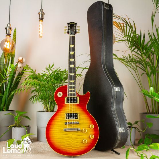 Orville LPS-80F Les Paul Standard Cherry Sunburst 1993 Japan электрогитара