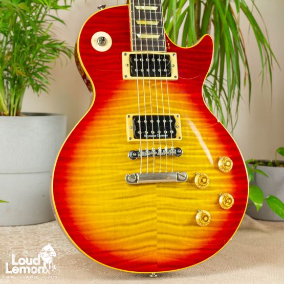 Orville LPS-80F Les Paul Standard Cherry Sunburst 1993 Japan электрогитара