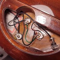 Gretsch 6128-57 Duo Jet-1957 With Bigsby Black 1995 Japan электрогитара