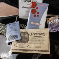 Ovation Custom Legends 1769-ADII Al Di Meola Signature Black 2005 USA акустическая гитара