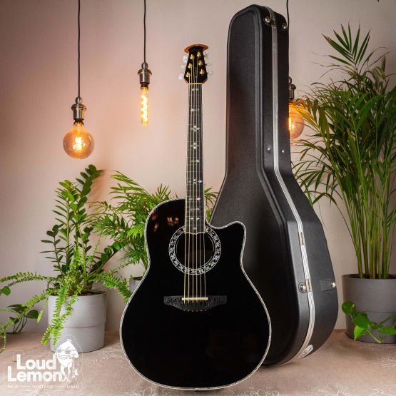 Ovation Custom Legends 1769-ADII Al Di Meola Signature Black 2005 USA акустическая гитара