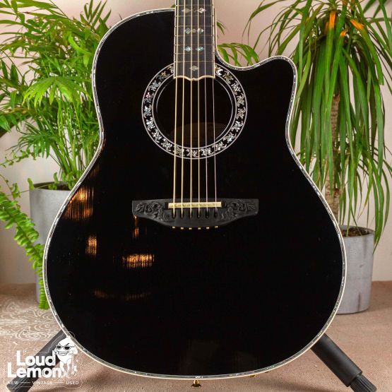 Ovation Custom Legends 1769-ADII Al Di Meola Signature Black 2005 USA акустическая гитара
